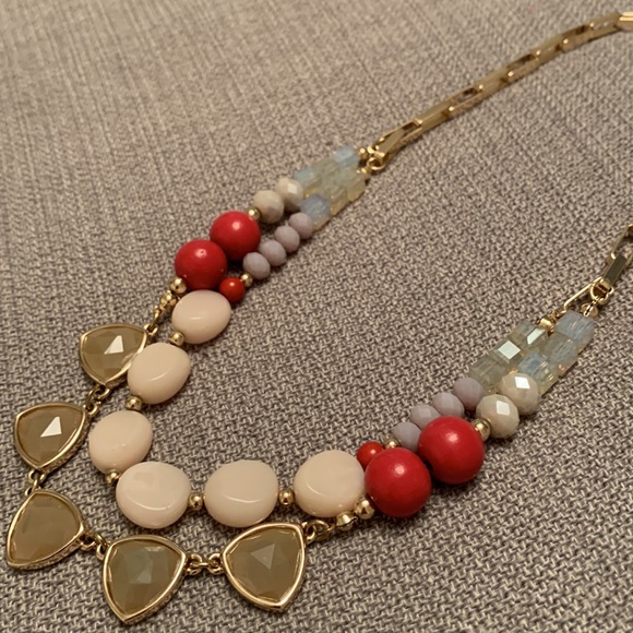The Limited Gold Tone Necklace with Beads & Gems - Picture 9 of 9